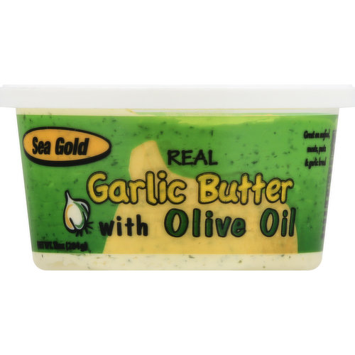 Sea Gold Garlic Butter, with Olive Oil, Real