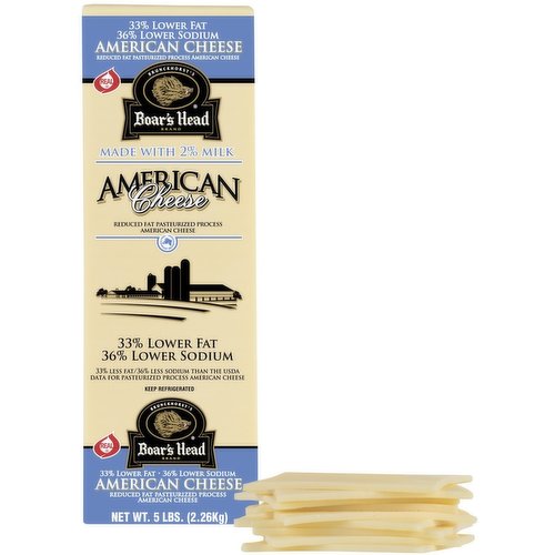  Boar's Head Low Sodium White American Cheese