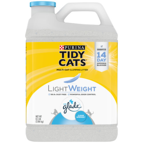 Tidy Cats Clumping Litter, Multi-Cat, Light Weight, Clear Springs