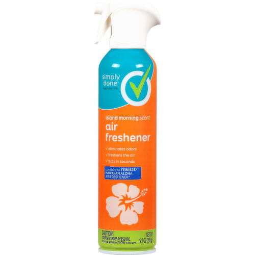 Simply Done Air Freshener, Island Morning Scent