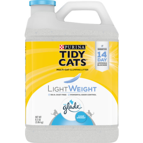 Tidy Cats Clumping Litter, MultiCat, Light Weight, Clear Springs