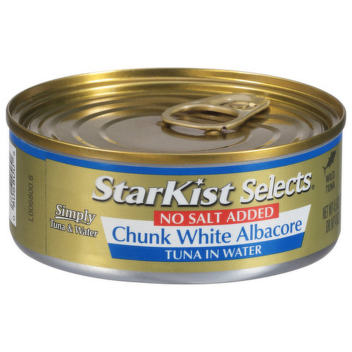 StarKist Tuna in Water, Chunk White, Albacore - King Kullen