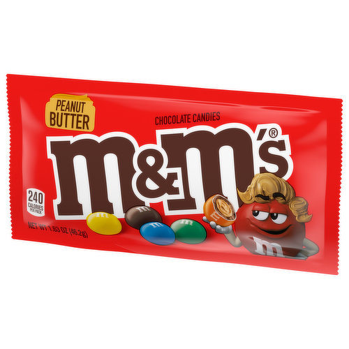 M&M's Chocolate Candies, Peanuts, Chocolate Candy
