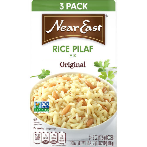 Near East Rice Pilaf Mix, Original, 3 Pack