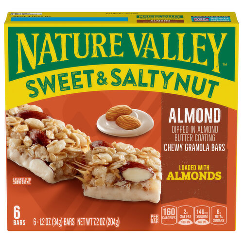 Nature Valley Granola Bars, Chewy, Almond, Sweet & Salty Nut