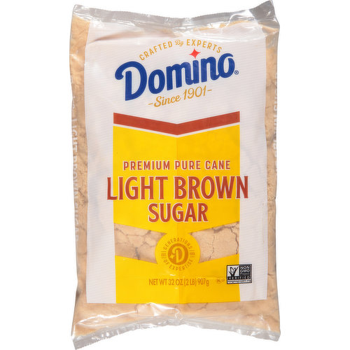 Domino Sugar, Light Brown, Pure Cane, Premium