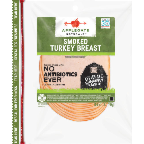 Applegate Naturals Turkey Breast, Smoked