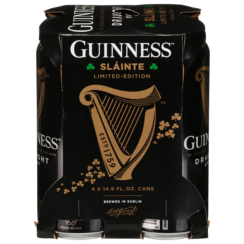 Guinness Beer, Stout, Draught