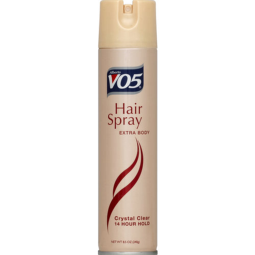 Alberto VO5 Hair Spray, Extra Body, Crystal Clear