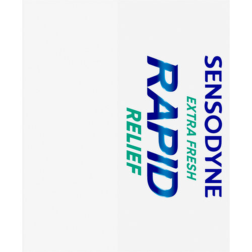 Sensodyne Rapid Relief Sensitive Toothpaste - Extra Fresh - Shop