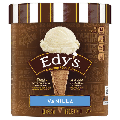 Edy's Ice Cream, Vanilla