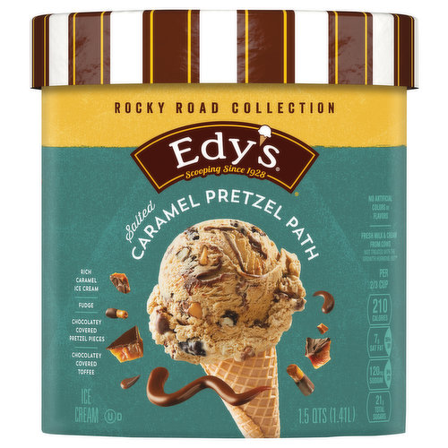 Edy's Ice Cream, Salted Caramel Pretzel Path
