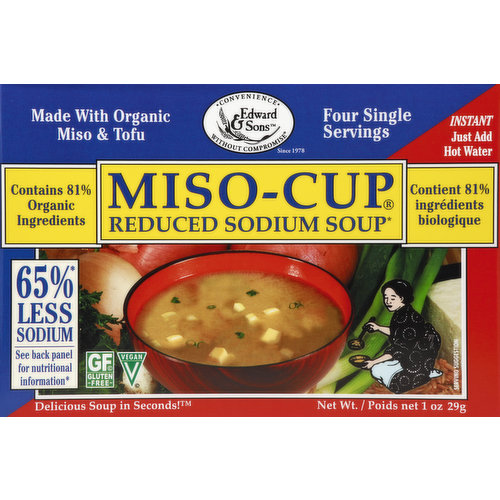 Edward & Sons Soup, Reduced Sodium