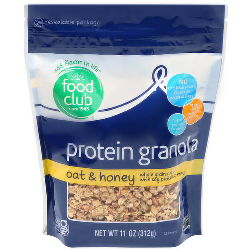 Food Club Protein Granola, Oat & Honey