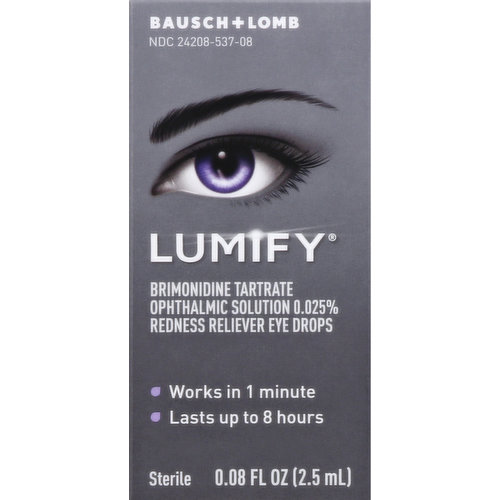 Lumify Eye Drops, Redness Reliever