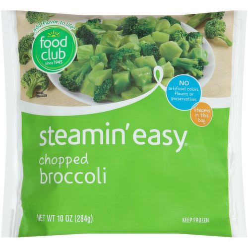 Food Club Steamin' Easy, Chopped Broccoli