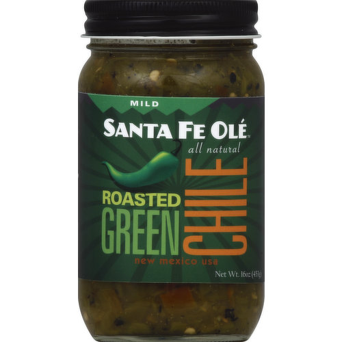 Sante Fe Ole Chile, Mild, Roasted Green