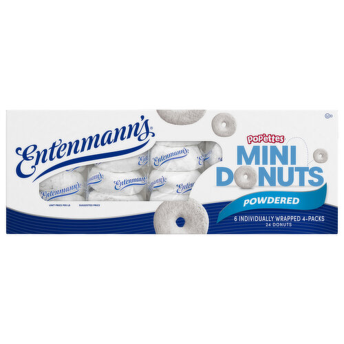 Entenmann's Donuts, Powdered, Mini