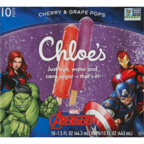 Chloe's Pops, Cherry & Grape, Avengers