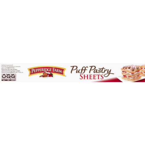 Frozen Sheets Pastry Dough - Pepperidge Farm