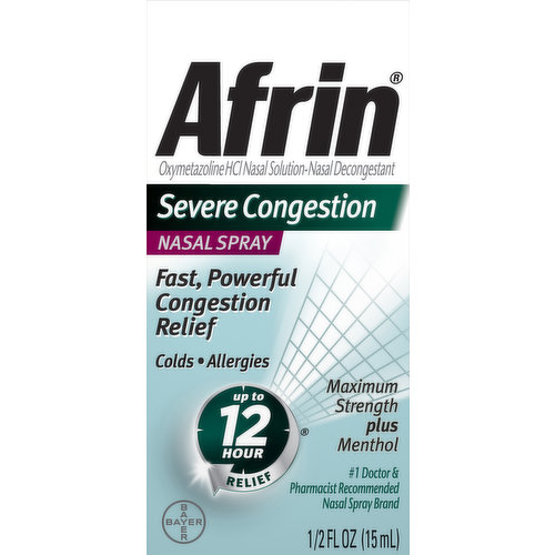 Afrin Severe Congestion, Nasal Spray