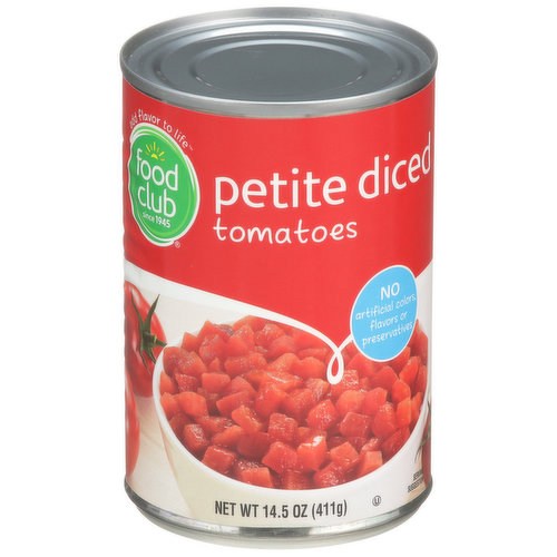 Food Club Petite Diced Tomatoes