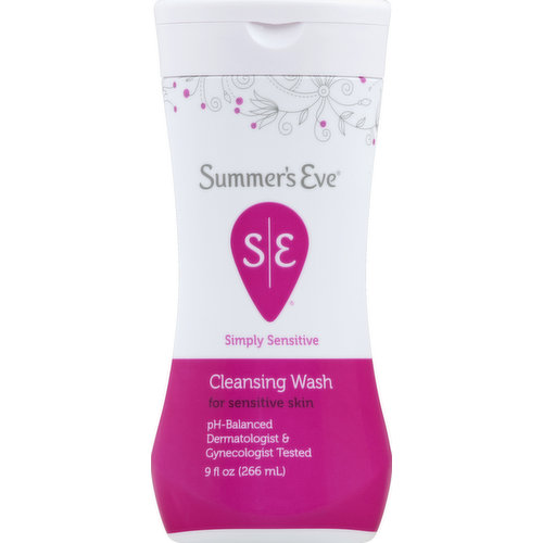 Summer's Eve Cleansing Wash, for Sensitive Skin