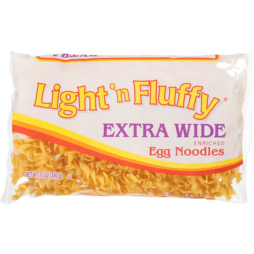 Light 'n Fluffy Egg Noodles, Enriched, Extra Wide
