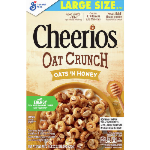  Cheerios Honey Nut Cereal, 3 Pound