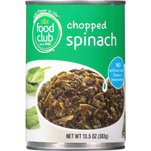 Food Club Spinach, Chopped