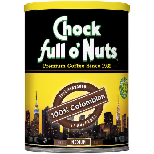 Chock Full O Nuts 100% Colombian Medium Ground Coffee