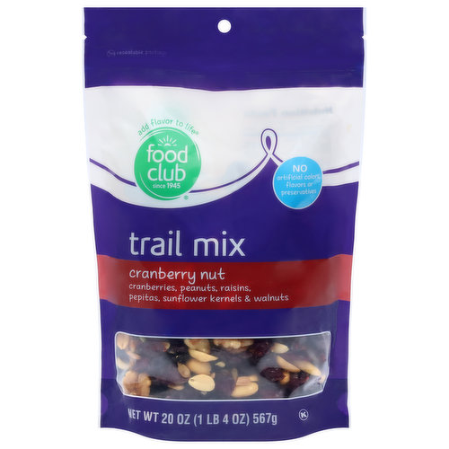 Food Club Trail Mix, Cranberry Nut
