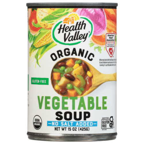 Health Valley Soup, Organic, Vegetable