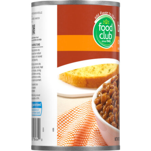 Food Club Baked Beans, Original