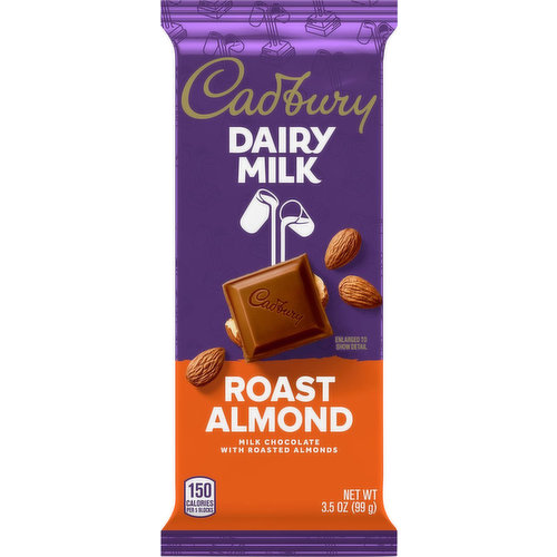 Cadbury Milk Chocolate, Roast Almond