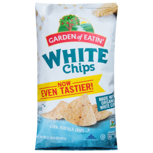 Garden of Eatin' Corn Tortilla Chips, White Chips