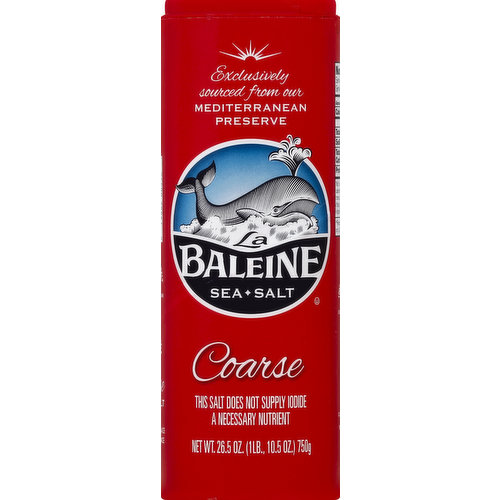 La Baleine Sea Salt, Coarse