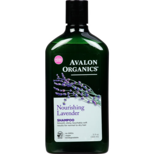 Avalon Organics Shampoo, Lavender, Nourishing