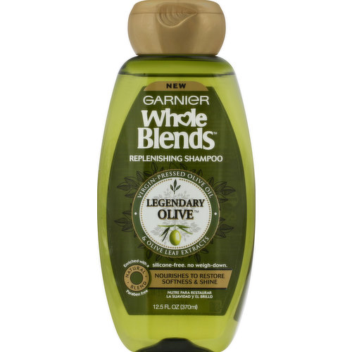 Whole Shampoo, Replenishing, Legendary Olive