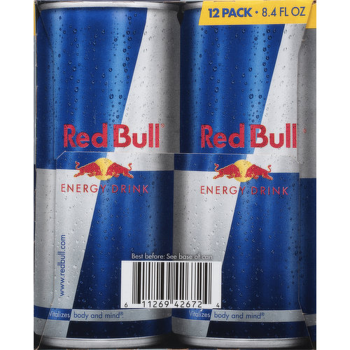 Red Bull Energy Drink: Vitalizes Body and Mind.®