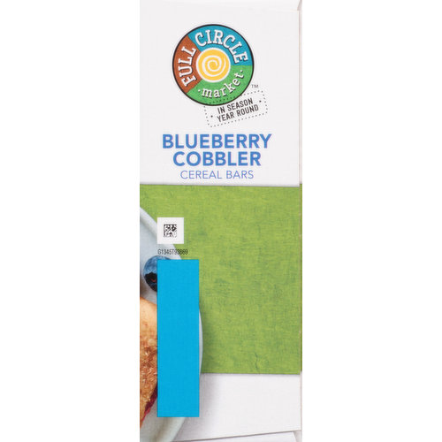 Full Circle Market Cereal Bars, Blueberry Cobbler