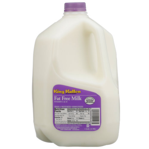 King Kullen Fat Free Milk