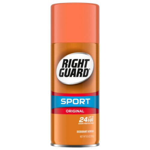 Right Guard Deodorant Aerosol, Original, Sport