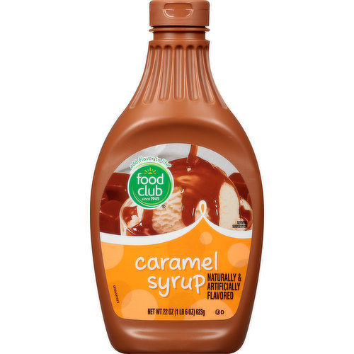 Food Club Syrup, Caramel