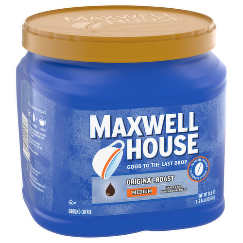 Maxwell House Coffee, Ground, Medium, Original Roast