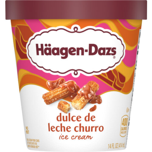 Haagen-Dazs Ice Cream, Dulce De Leche Churro