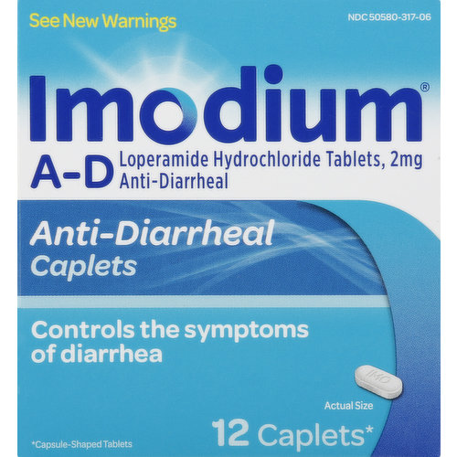 Imodium Anti-Diarrheal, Caplets