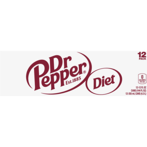 12pk Diet Soda, Dr. Pepper