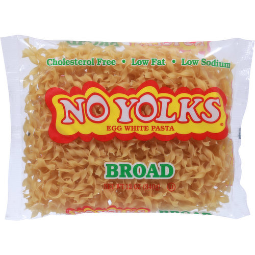 No Yolks Egg White Pasta, Broad