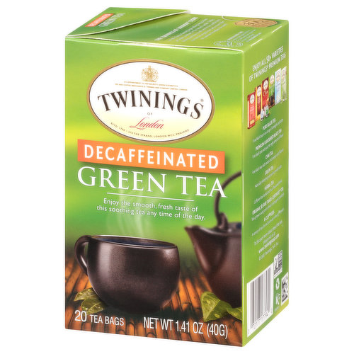 Twinings of London Decaffeinated English Breakfast Tea - 20 bags, 1.41 oz box